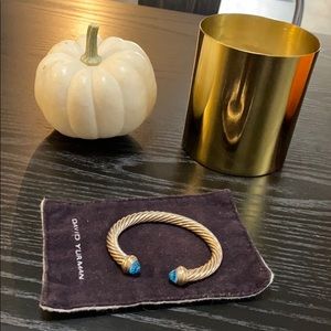 David Yurman Cable Classics Bracelet:Gemstone+Gold